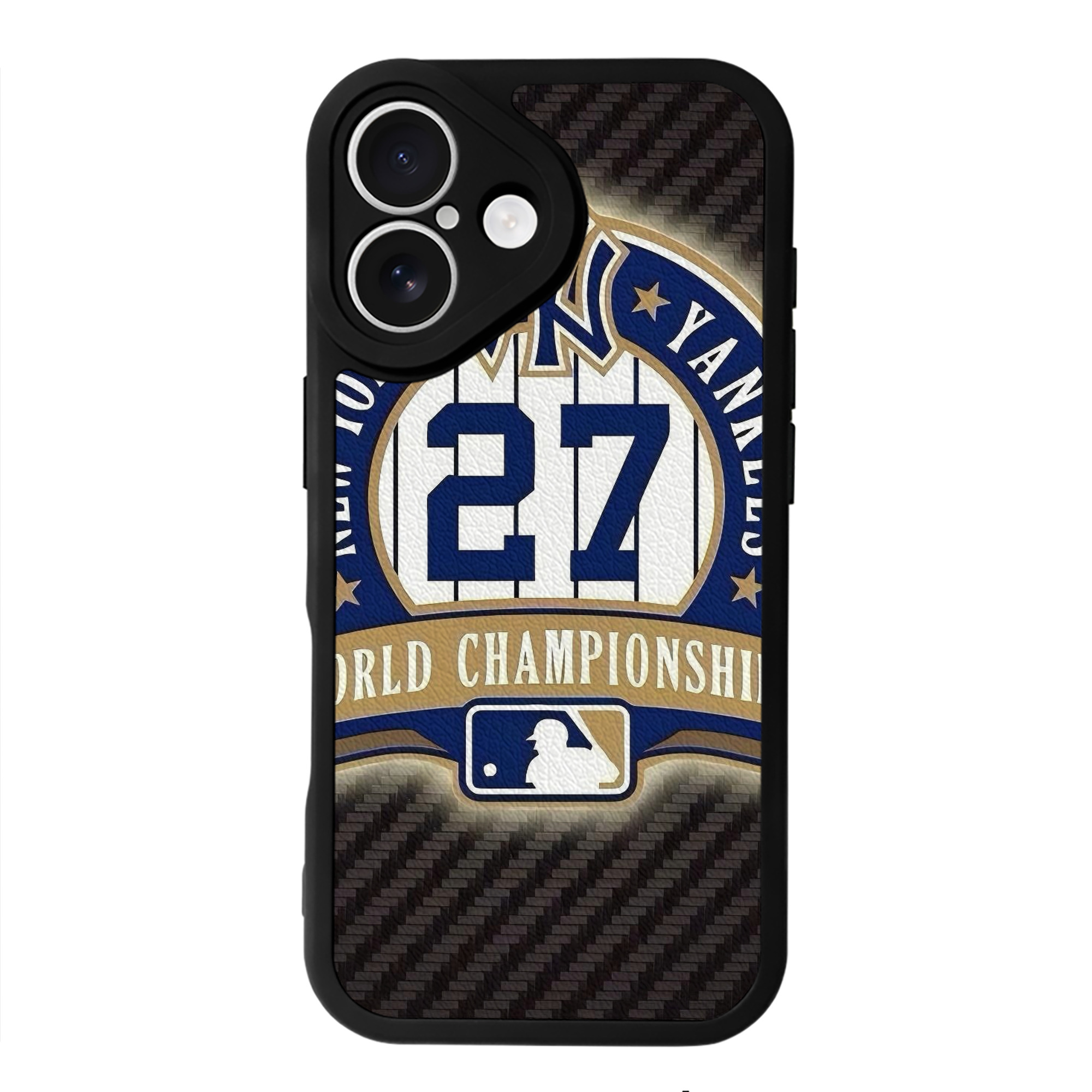 New York Yankees 260 IPhone 16 Silicone Leather Case – UV Print, Lambskin Texture – Perfect Fit, Wireless Charging Compatible, Scratch Resistant, Precise Cutouts – Stylish Protection For IPhone 16